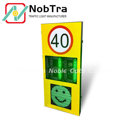 Speed Detection Displays Featuring Radar Detection Distance Standard 200 Meters Designed for Traffic Speed Control